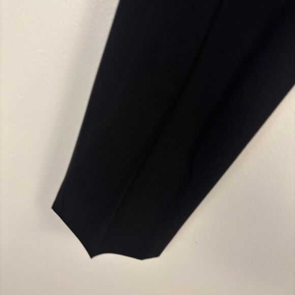 Lafayette 148 Dress Pants Womens 10 Black Irving Straight Leg Corpcore Business - Picture 6 of 11